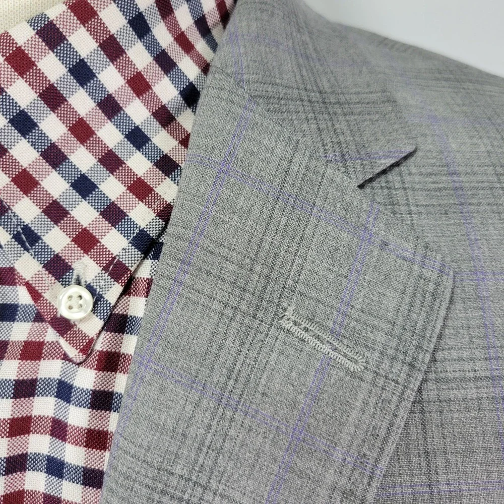Ted Baker Endurance Men's Sport Coat Blazer Two Button‎ Gray Model Jay CT 42R